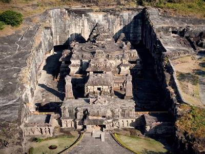 कैलासा मंदिर, एलोरा गुफाएं, महाराष्ट्र, भारत